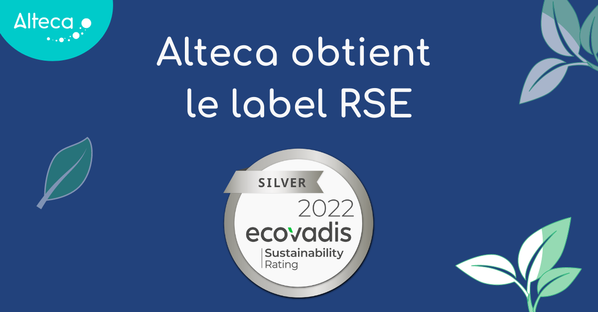 RSE : Alteca obtient le label Ecovadis Silver 2022